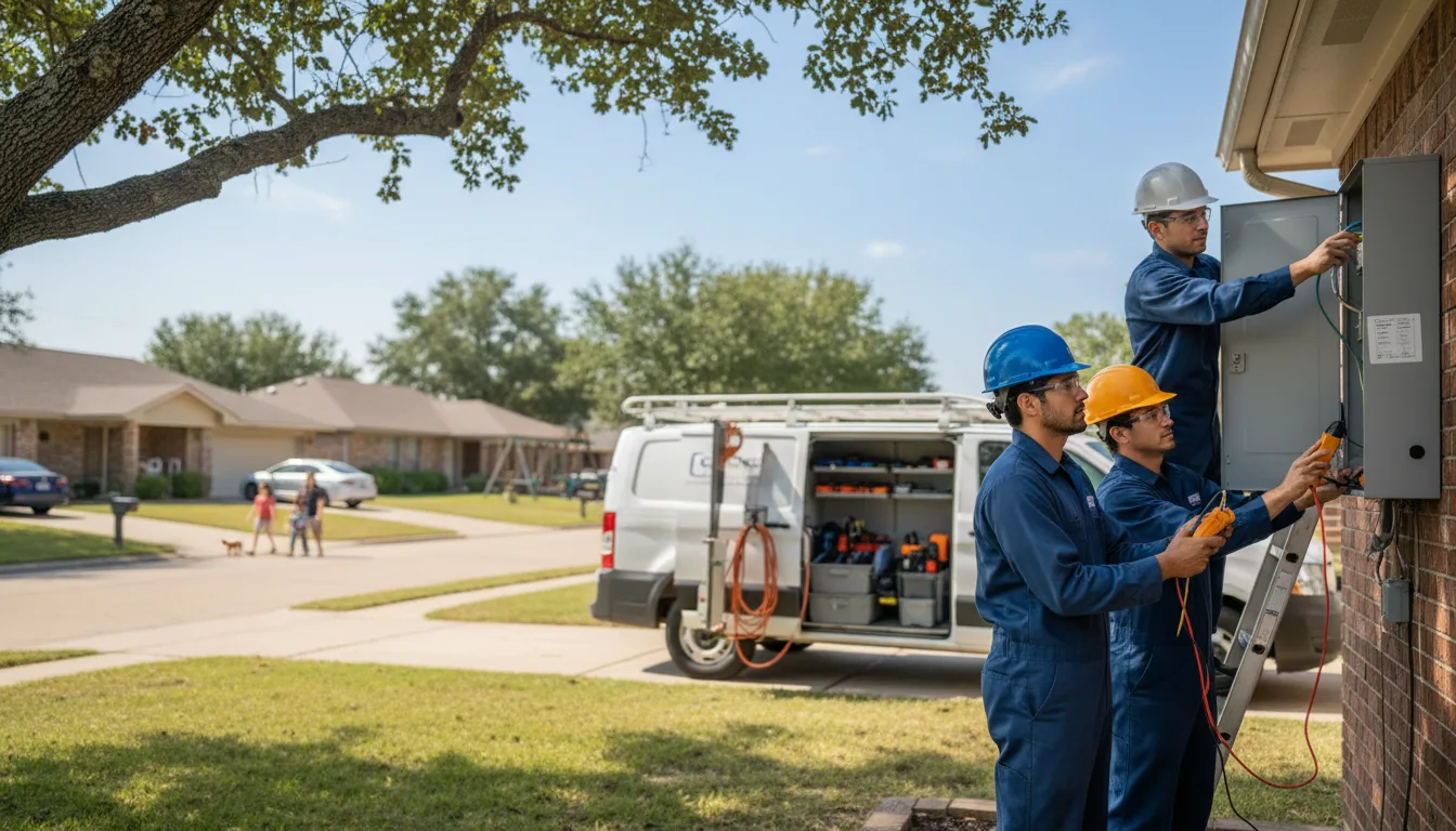 Certified electrician providing emergency electrical services in Grant, FL